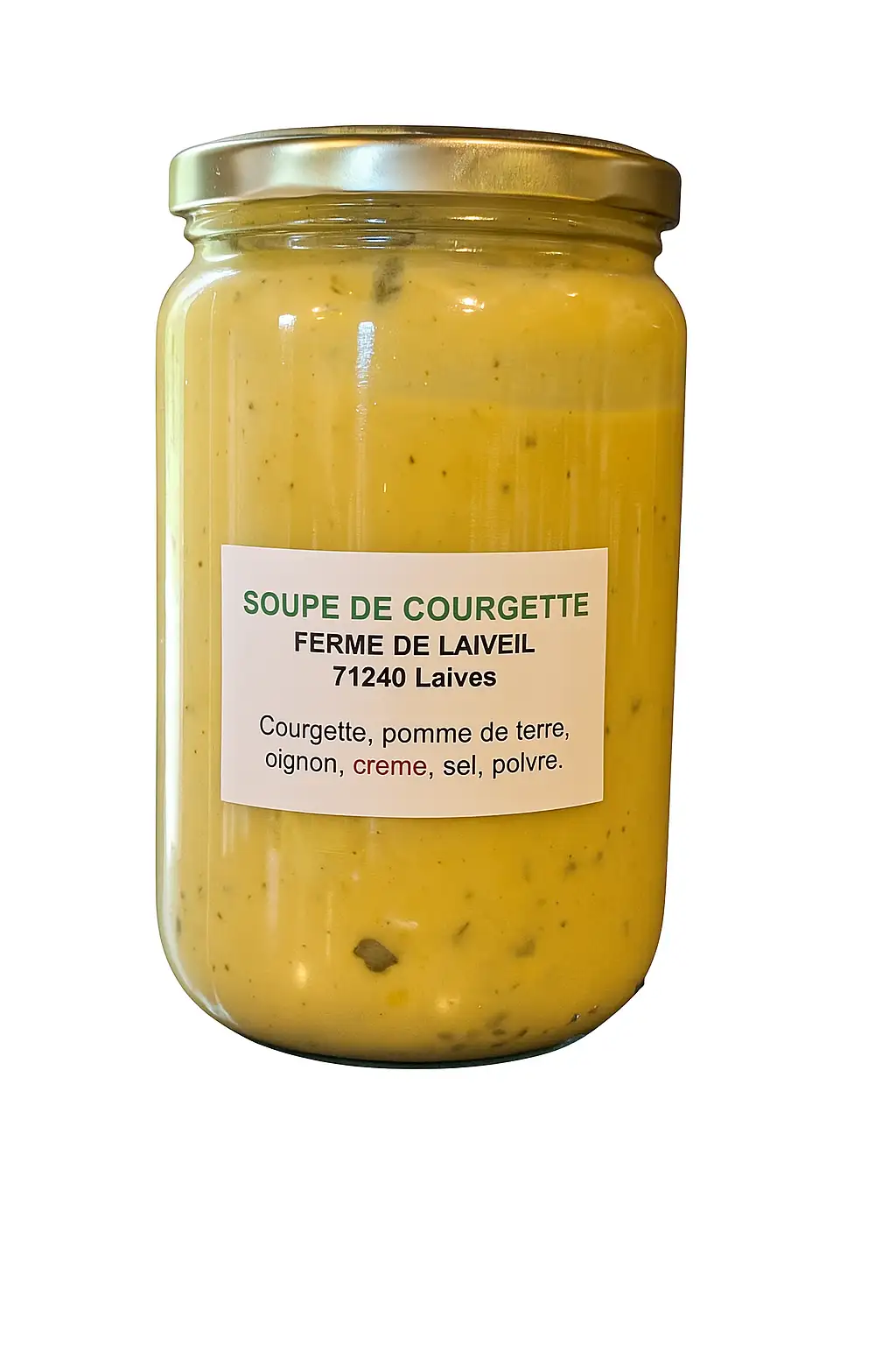 Soupe de courgette 750ml