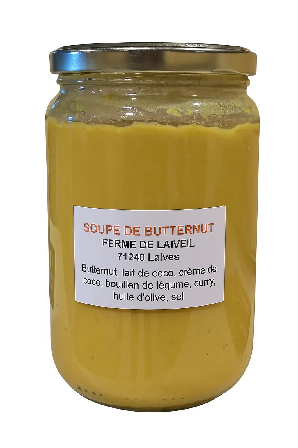 Soupe butternut - coco - curry 750mL